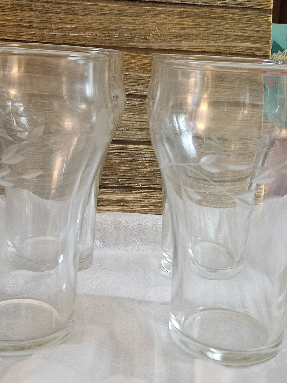 Princess House Heritage Soda Shop Style Drinking Glasses